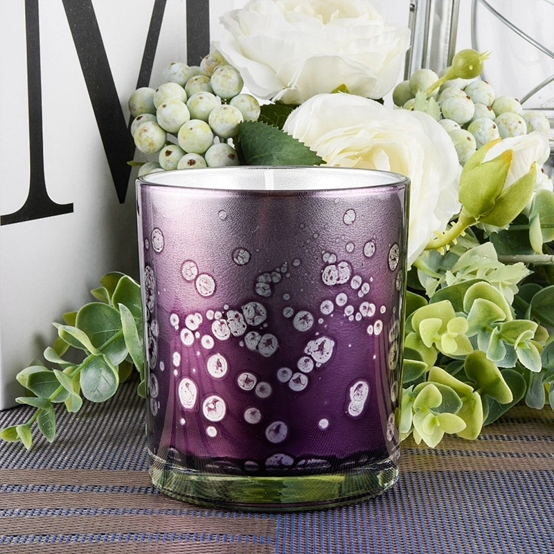 small votive candle glass jar