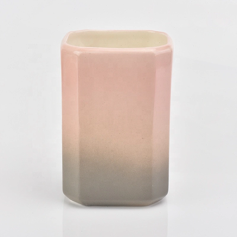 square shape ceramic Bathroom Accessories Set