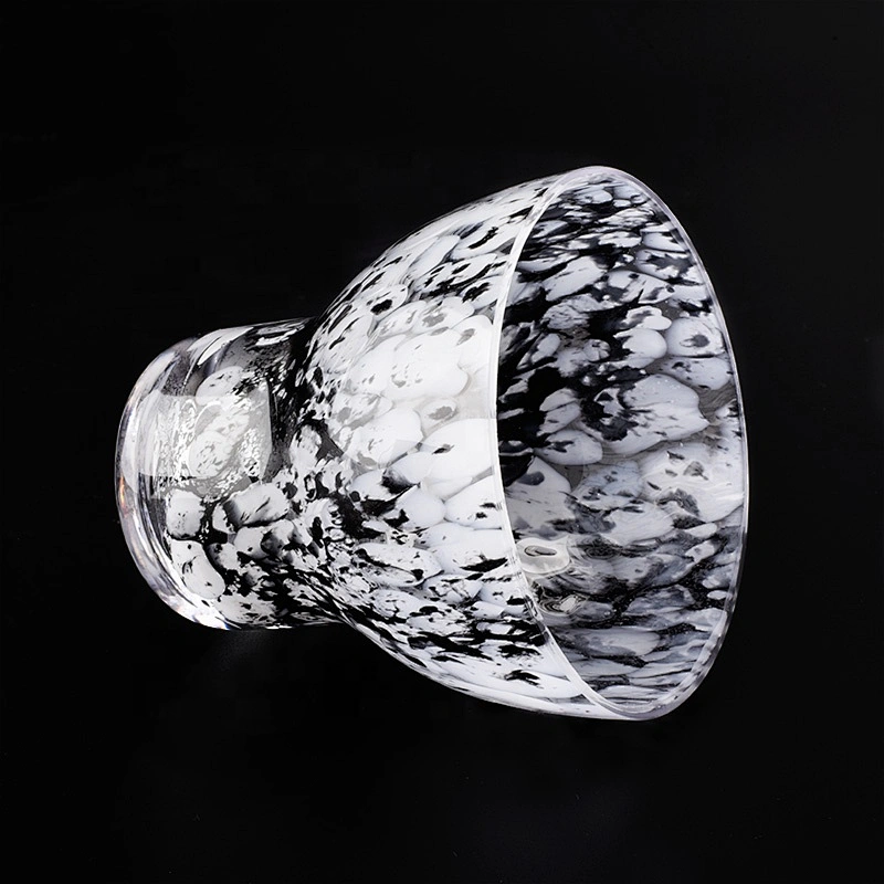6oz 8oz 10oz Luxurious menorah tealight glass candle holder home decor