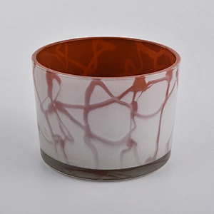 2020 luxury color glass candle holder