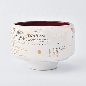 26+ years brand cooperation Wholesales luxury tealight ceramic candle holder