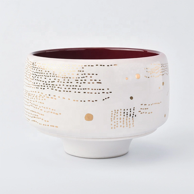 26+ years brand cooperation Wholesales luxury tealight ceramic candle holder