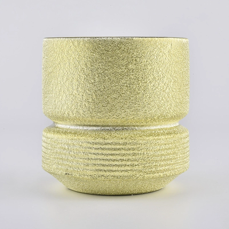 luxury modern ceramic candle jar
