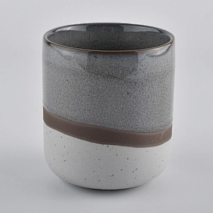 10oz custom ceramic candle jars