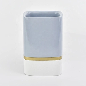 Custom Square Concrete Candle Vessel