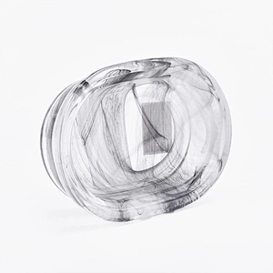 overlay glass bath accessories white and black glass soap dish for bathroom