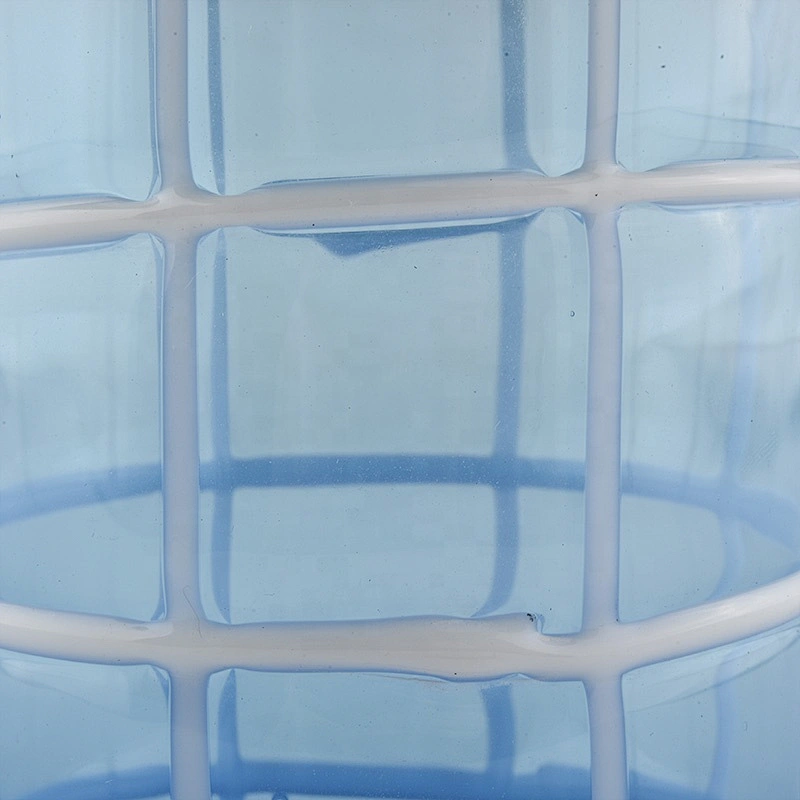 Sunny crystal luxury blue tealight glass candle tumbler