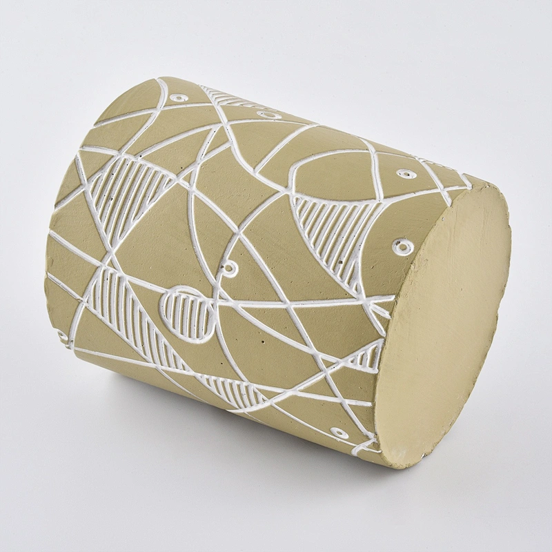 10oz Wholesales Luxury gold decorative Ceramic Candle holders