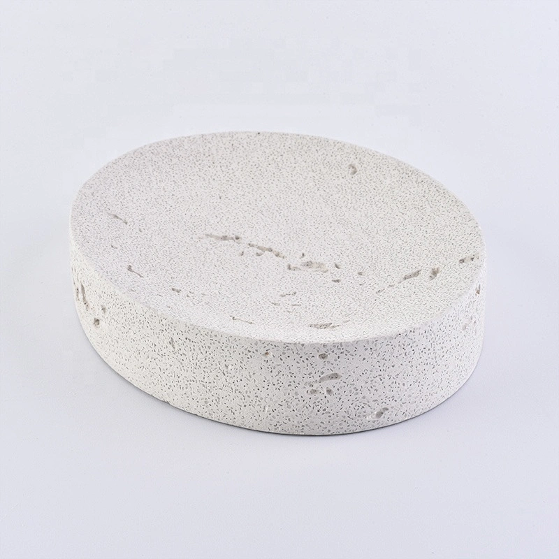Sunny suppliers 4pcs white concrete bathroom accessories sets
