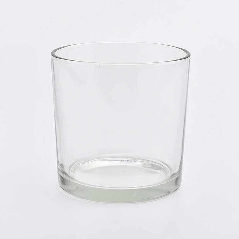 hot sales cylinder candle holder glass