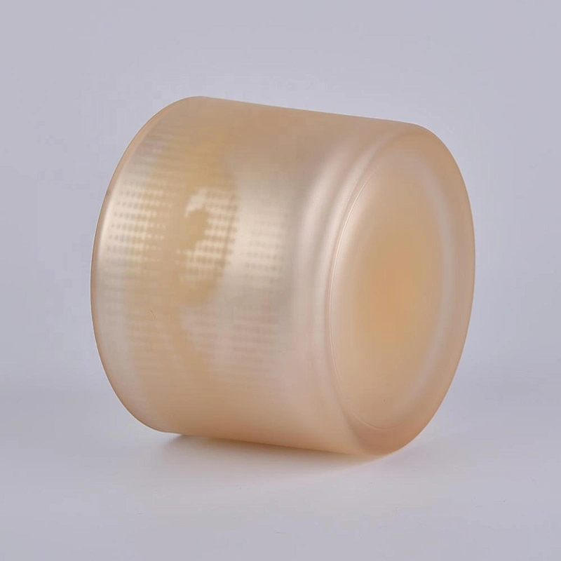 10oz 20oz Wholesales matte candle glass tin with wooden lid