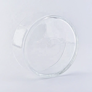 Large Capacity Round Shaped Crystal clear jars for candles