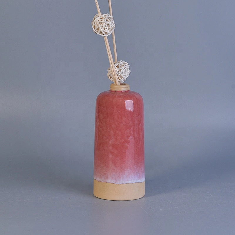 10oz 20oz Vintage custom red reed diffuser ceramic bottles