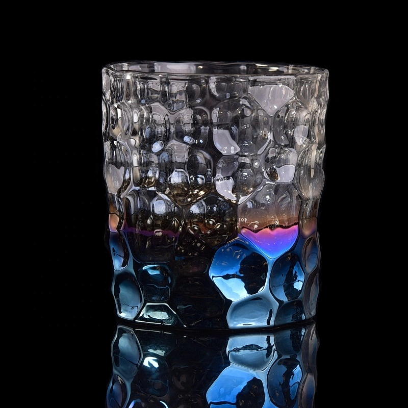 Crystal heat resistant engraving glass candle holder