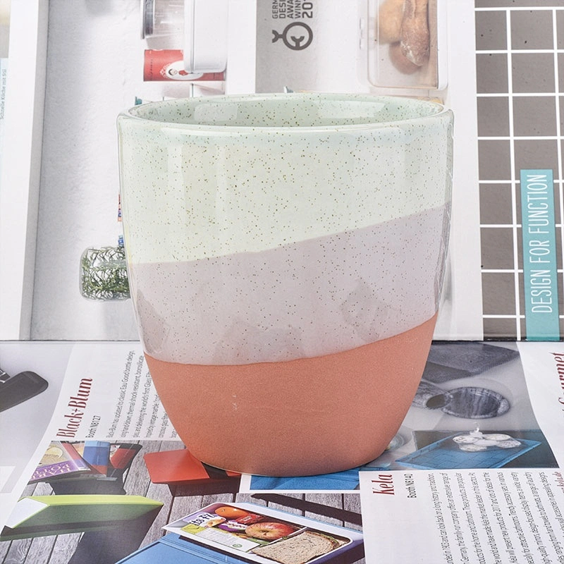 400ml decorative rustic ceramic candle holder