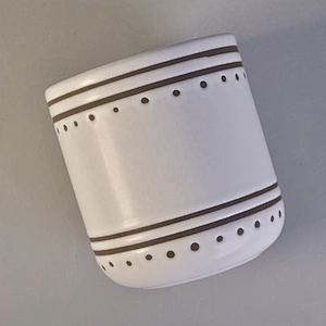 Sunny frost luxury white candle ceramic candle vessels 8oz 11oz