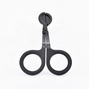 home decor customized stainless steel black candle scissors wick trimmer