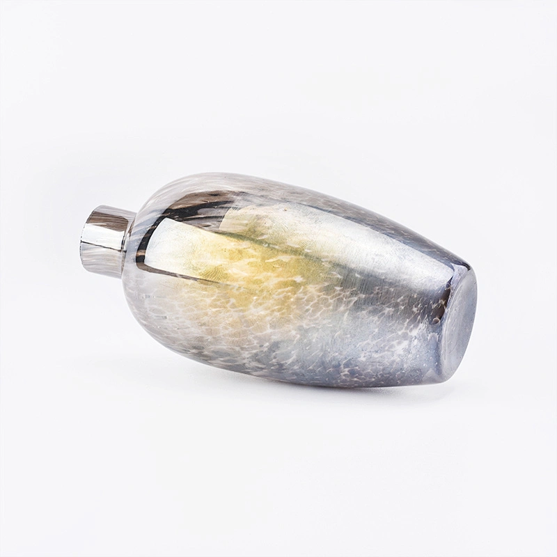 Luxury colored glass perfume bottle