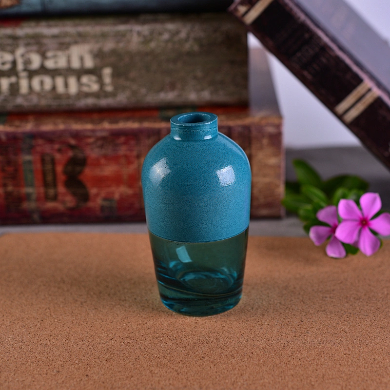 4oz spray color crackle finish glass perfume bottles fragrance bottle