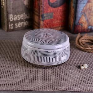 Wholesales home decor votive candle ceramic holder with lid 10oz 20oz