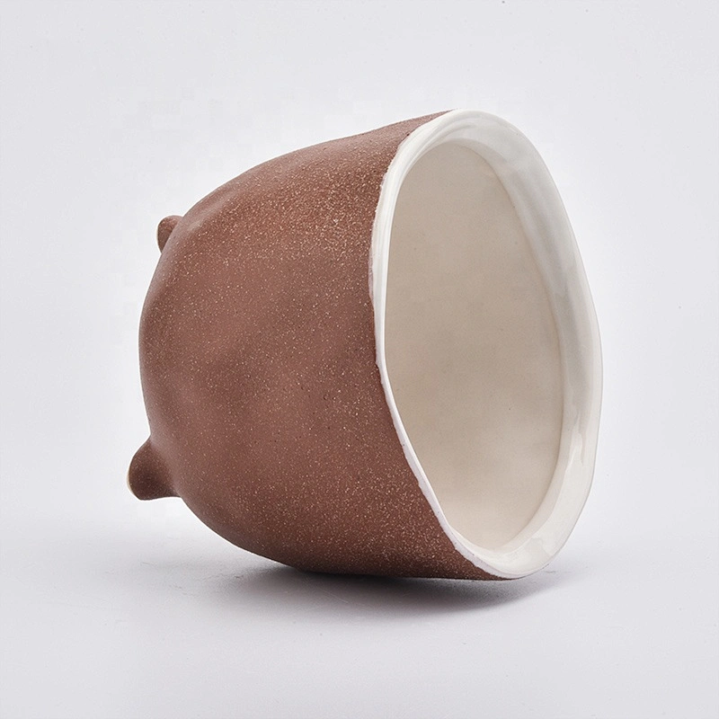 Tealight standing matte coloured candle jar custom