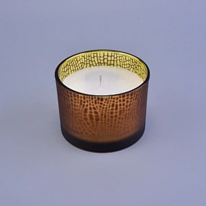 12oz 16oz Wholesales matte laser custom glass candle holder for candle making