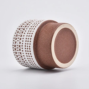 new arrived luxury candle jar ceramic