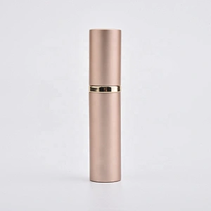 Round 5ml 10ml Twist Up Metal Spray Aluminium Portable Refillable Perfume Atomizer bottle