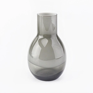 260ml grey overlay glass reed diffuser bottles glass vessels