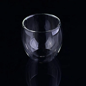 Heat resistant Borosilicate Double Wall water Glasses Cup