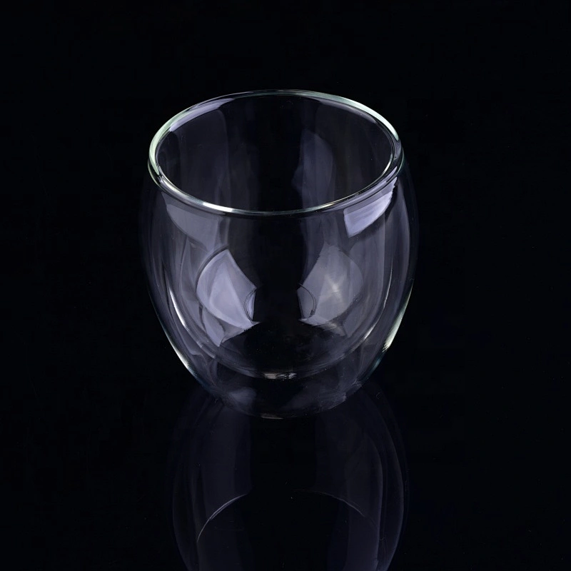 Heat resistant Borosilicate Double Wall water Glasses Cup