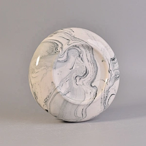Wholesales porcelain empty ceramic candle jar 14oz