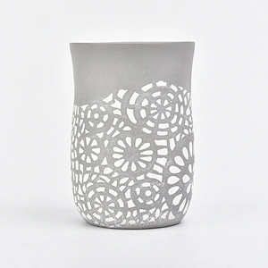 home goods hollow printing bath room accessories concrete bathroom accessories set