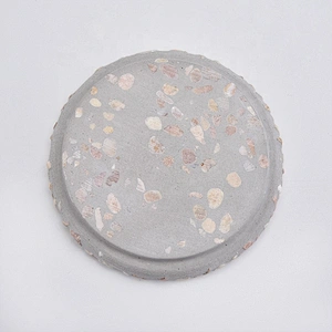 luxury cement customized lid for candle jars holder
