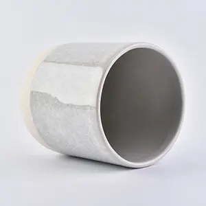 380ml Ceramic Candle Holder With Different Decoration