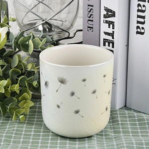 Hot Sale 10oz Ceramic Candle Jars With Decal Printing