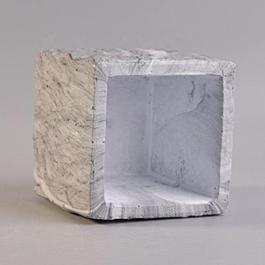 10oz Wholesales Custom square grey Concrete Candle holder