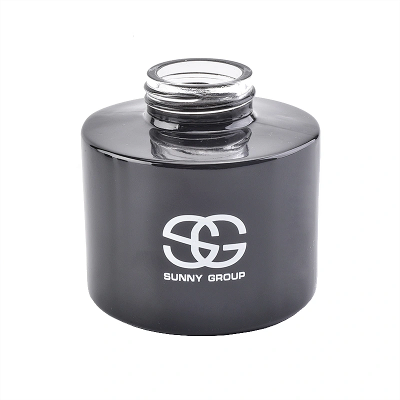 Wholesales light spray black color glass diffuser bottle perfume bottle fragrance
