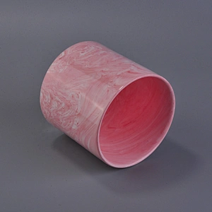 Sunny new design pink tealight ceramic candle holder home decoration
