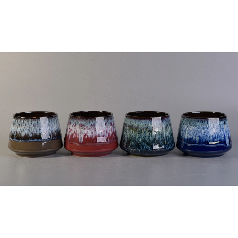 Sunny custom empty ceramic candle jars for making candles