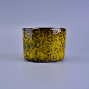 Wholesales christmas painted ceramic votive candle holder