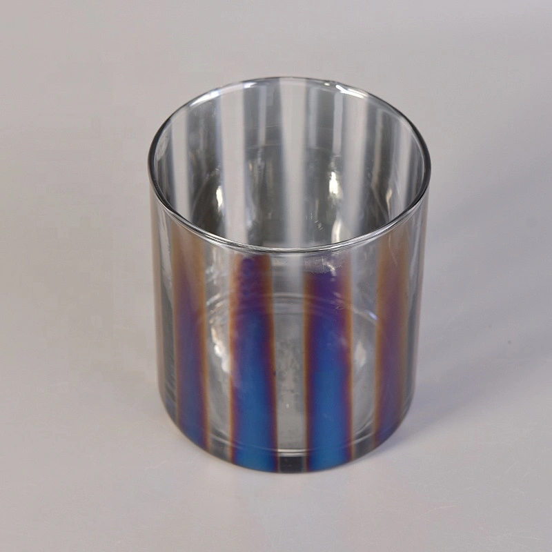 Luxury colored glass tea light candle holders