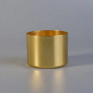 Golden Metal aluminium tealight cup candle holder