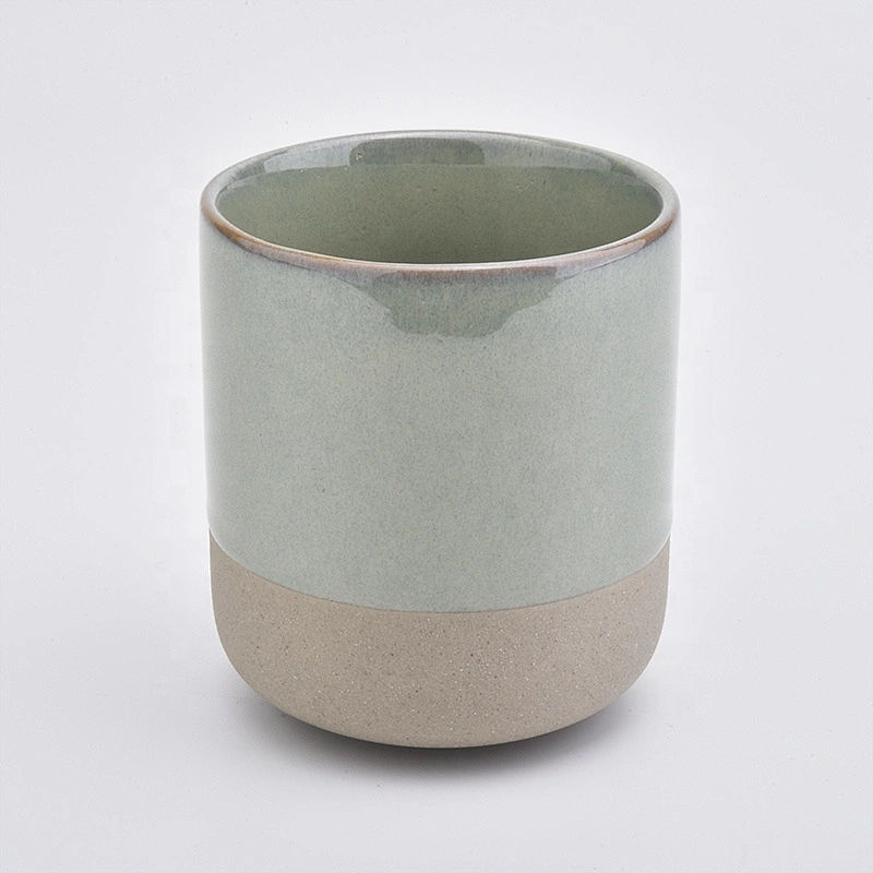 Frosted vintage ceramic tea light candle holder