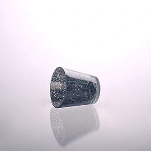 professional standard church mercury stand glass candle jar holder for wedding