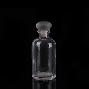 240ml glass reagent bottle with stopper glass fragrance bottles
