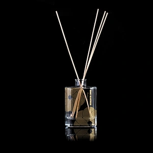 Luxury custom square oil essential reed diffuser glass bottle