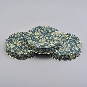 home decor metal candle container lid