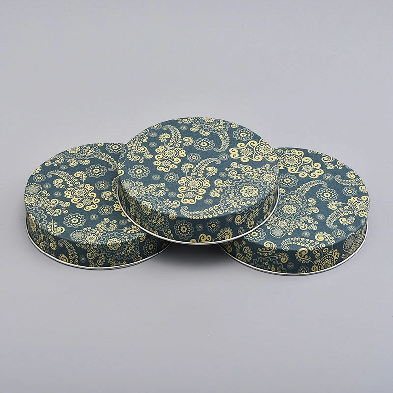 home decor metal candle container lid