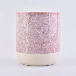 home decor 10oz ceramic candle jar